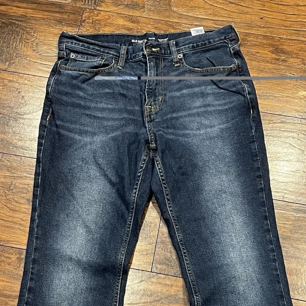 Old Navy Boot-Cut Built-In Flex Mens Jeans 32/30 Blue Stretch Denim Bootcut